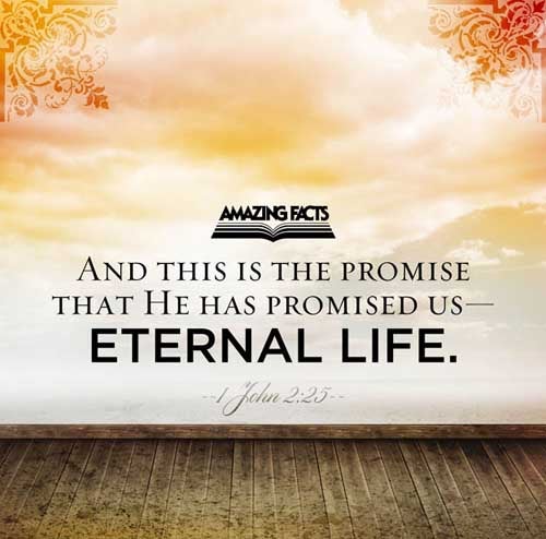 And this is the promise that he hath promised us, even eternal life. (1 John 2:25)