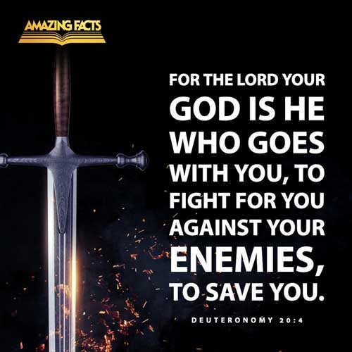 For the LORD your God is he that goeth with you, to fight for you against your enemies, to save you. Deuteronomy 20:4