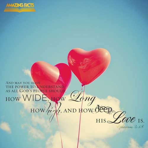 May be able to comprehend with all saints what is the breadth, and length, and depth, and height; (Ephesians 3:18)