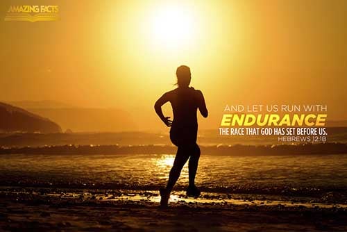 Wherefore seeing we also are compassed about with so great a cloud of witnesses, let us lay aside every weight, and the sin which doth so easily beset us, and let us run with patience the race that is set before us, (Hebrews 12:1)