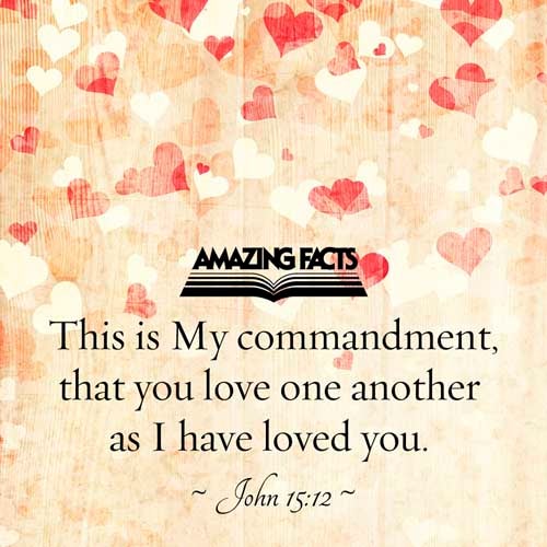 This is my commandment, That ye love one another, as I have loved you. John 15:12