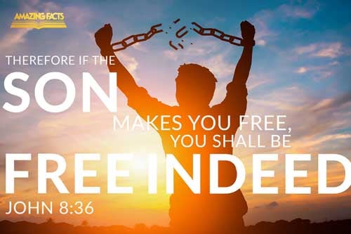 If the Son therefore shall make you free, ye shall be free indeed. John 8:36