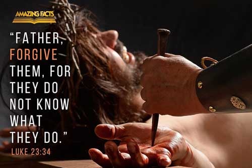 Then said Jesus, Father, forgive them; for they know not what they do. And they parted his raiment, and cast lots. Luke 23:34