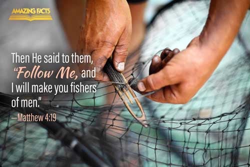 And he saith unto them, Follow me, and I will make you fishers of men. Matthew 4:19