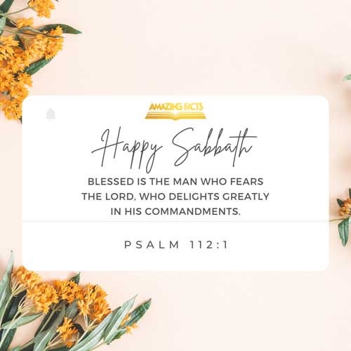 Praise ye the LORD. Blessed is the man that feareth the LORD, that delighteth greatly in his commandments. Psalms 112:1