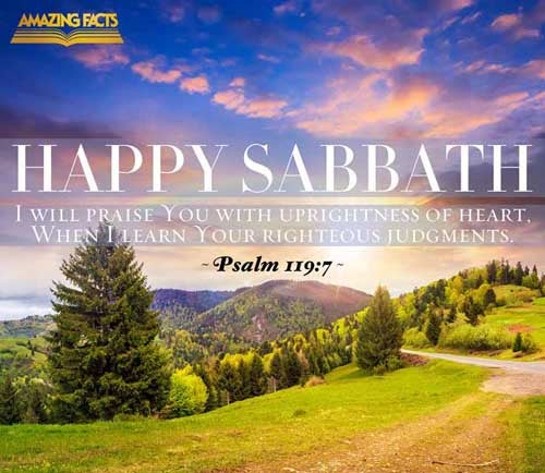 I will praise thee with uprightness of heart, when I shall have learned thy righteous judgments. Psalms 119:7