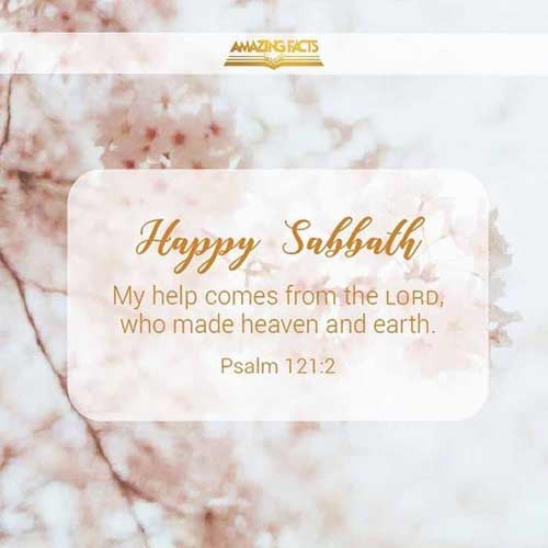 My help cometh from the LORD, which made heaven and earth. Psalms 121:2