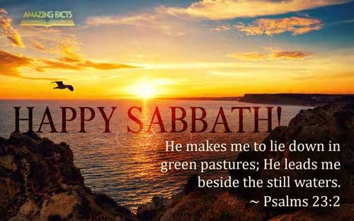 He maketh me to lie down in green pastures: he leadeth me beside the still waters. Psalms 23:2