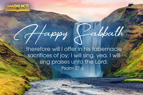 And now shall mine head be lifted up above mine enemies round about me: therefore will I offer in his tabernacle sacrifices of joy; I will sing, yea, I will sing praises unto the LORD. Psalms 27:6