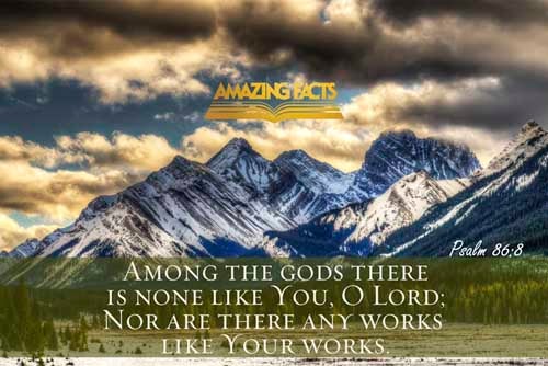 Among the gods there is none like unto thee, O Lord; neither are there any works like unto thy works. Psalms 86:8