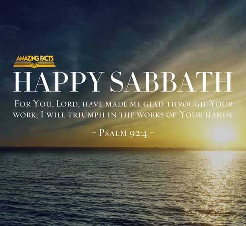 For thou, LORD, hast made me glad through thy work: I will triumph in the works of thy hands. Psalms 92:4