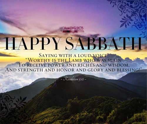 Saying with a loud voice, Worthy is the Lamb that was slain to receive power, and riches, and wisdom, and strength, and honour, and glory, and blessing. Revelation 5:12