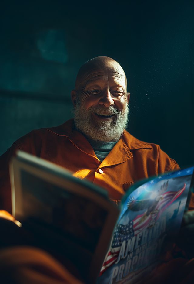 Inmate reading AF Content