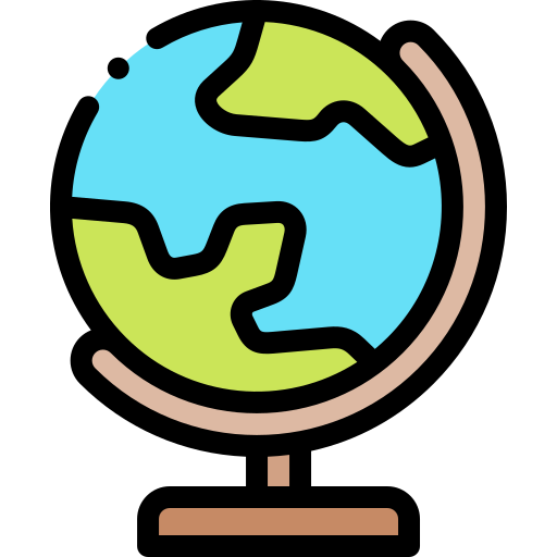 Globe icon used to describe social issues