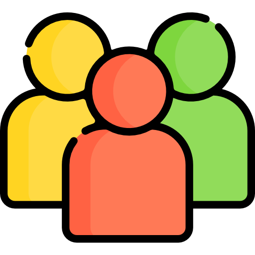 Group of People describing the Church Topics 