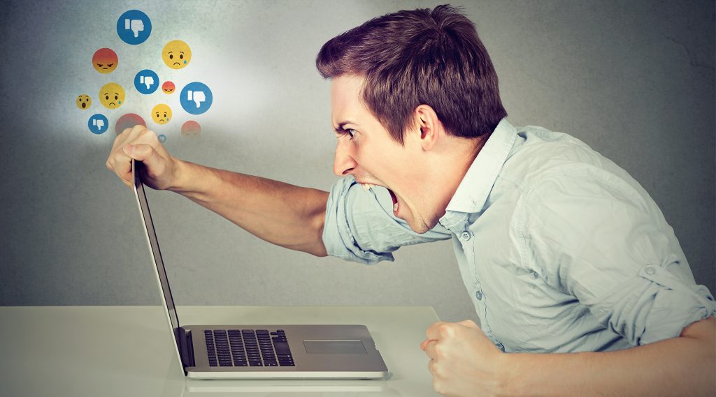 La macchina della rabbia sui social media