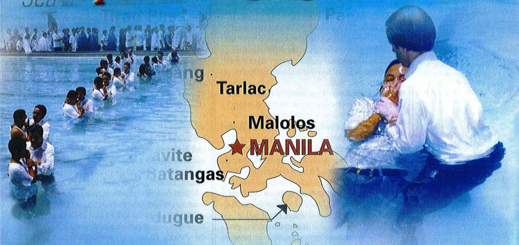 Mais de 10.000 pessoas foram batizadas nas Filipinas