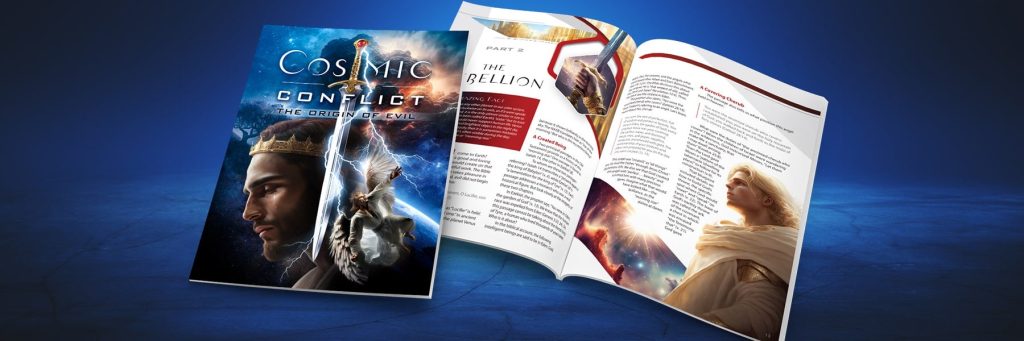 『コズミック・コンフリクト』誌が創刊：悪の起源と贖罪への道が明らかに！
